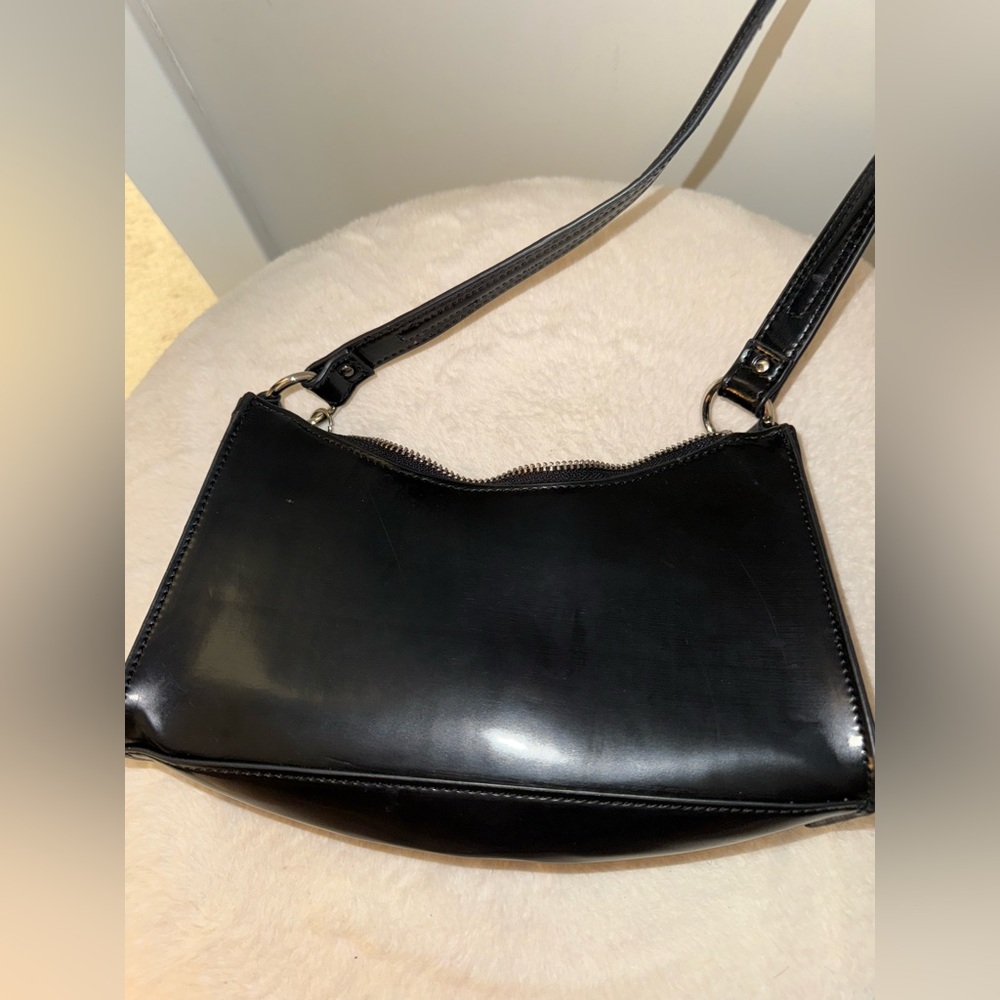 Steve Madden Black and Silver Purse - Picture 3 of 4